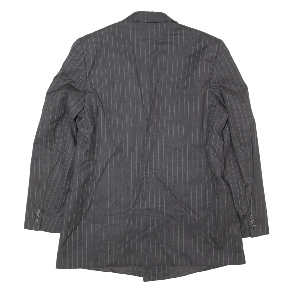 BOSS Mens Blazer Jacket Grey Striped L For Sale