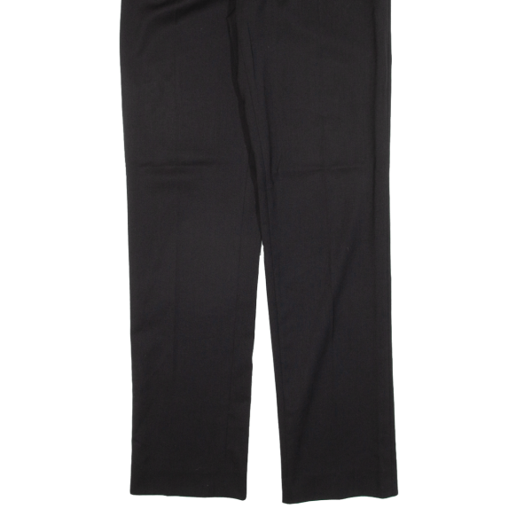 DOLCE & GABBANA Pleated Womens Trousers Black Slim Straight Wool W29 L32 Fashion