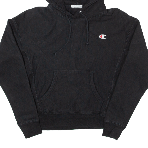 CHAMPION REVERSE WEAVE Mens Black Hoodie XS Online