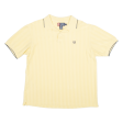 CHAPS Mens Polo Shirt Yellow L Supply