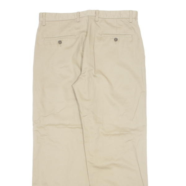 DOCKERS D3 Khaki Mens Trousers Beige Regular Straight W34 L30 For Sale