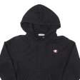 CHAMPION REVERSE WEAVE Mens Black Hoodie XS Online