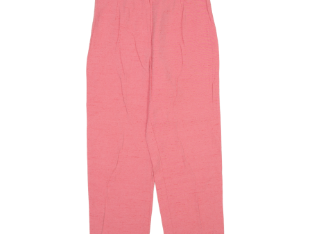 APART Womens Trousers Pink Relaxed Straight 90s Viscose W26 L23 Cheap