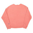 CHAMPION Womens Sweatshirt Pink L For Cheap