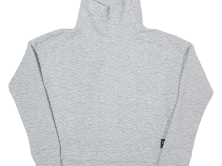 CALVIN KLEIN PERFORMANCE Womens Sweatshirt Grey High Neck M Cheap