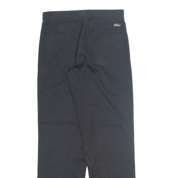 DICKIES Workwear Mens Trousers Black Regular Straight W29 L32 Fashion