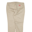 DICKIES Workwear Womens Trousers Beige Slim Skinny W36 L29 Hot on Sale