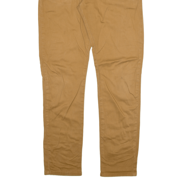 DICKIES Workwear Mens Trousers Beige Slim Straight W30 L32 For Cheap