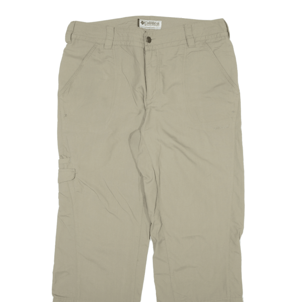 COLUMBIA Outdoor Detachable Leg Mens Trousers Beige Regular Straight W32 L29 Supply