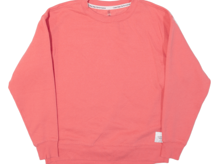 CALVIN KLEIN Performance Womens Sweatshirt Pink XS Supply