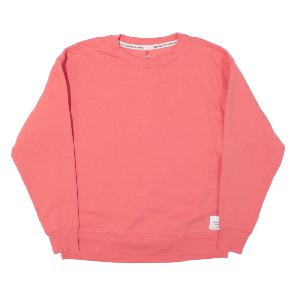 CALVIN KLEIN Performance Womens Sweatshirt Pink XS Supply