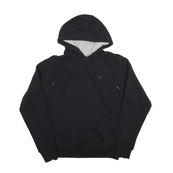 CHAMPION Hoodie Black Pullover Mens S Cheap