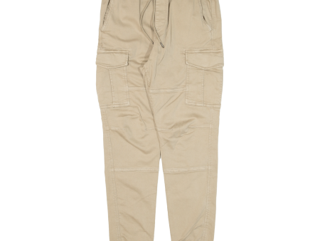 CLOCKHOUSE Cargo Womens Trousers Beige Slim Tapered W28 L27 Online