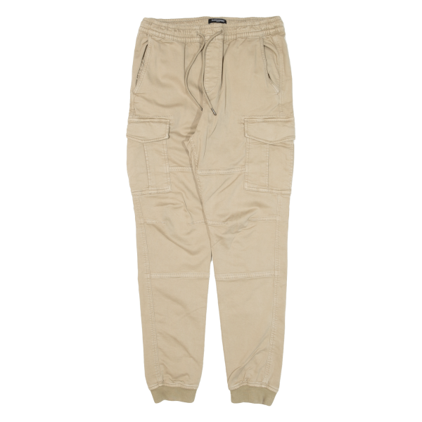 CLOCKHOUSE Cargo Womens Trousers Beige Slim Tapered W28 L27 Online