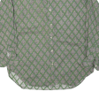 Mens Shirt Green Paisley Long Sleeve S Sale