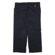 DICKIES Workwear Womens Trousers Black Relaxed Straight W38 L27 on Sale