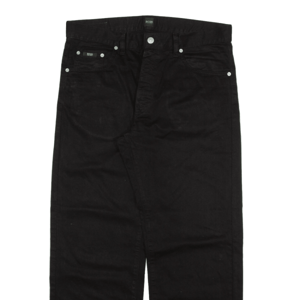 BOSS Arkansas Mens Trousers Black Regular Straight W35 L29 For Sale