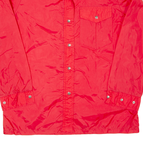 AMEREX Mens Coach Jacket Red 90s S Online Hot Sale