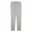 DICKIES Twill Pant Womens Trousers Grey Slim Skinny W27 L31 Hot on Sale