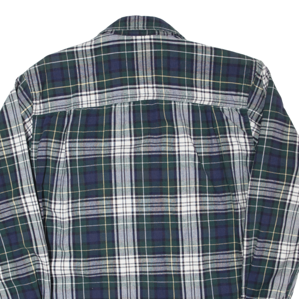 EDDIE BAUER Mens Shirt Green Check Long Sleeve S Online Hot Sale