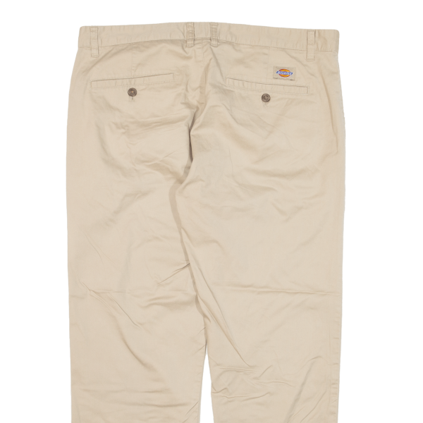 DICKIES Workwear Mens Trousers Beige Regular Straight W36 L25 Online now