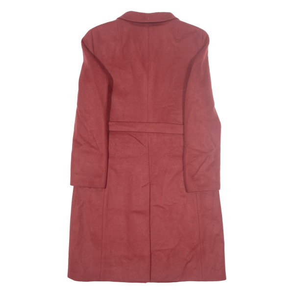 BALLY Womens Overcoat Coat Red Wool M Online