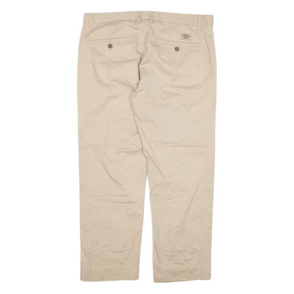 DICKIES Workwear Mens Trousers Beige Regular Straight W36 L25 Online now