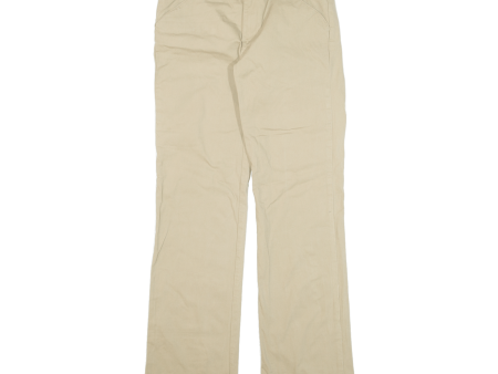 DICKIES Workwear Womens Trousers Beige Relaxed Bootcut W28 L30 Online