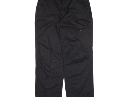 CRANE Womens Trousers Black Loose Straight W30 L30 Online Sale