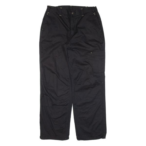 CRANE Womens Trousers Black Loose Straight W30 L30 Online Sale