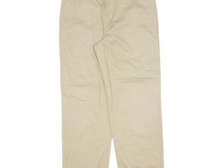 DOCKERS D3 Khaki Mens Trousers Beige Regular Straight W34 L30 For Sale