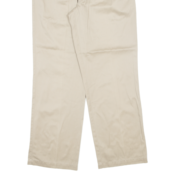 DOCKERS D2 Khaki Mens Trousers Beige Classic Straight W33 L30 For Discount