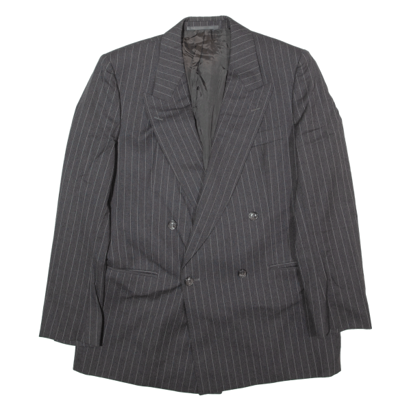 BOSS Mens Blazer Jacket Grey Striped L For Sale