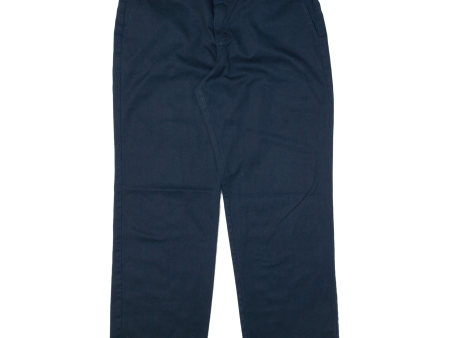 DICKIES Workwear 774 Mens Trousers Blue Regular Straight W38 L30 Online now