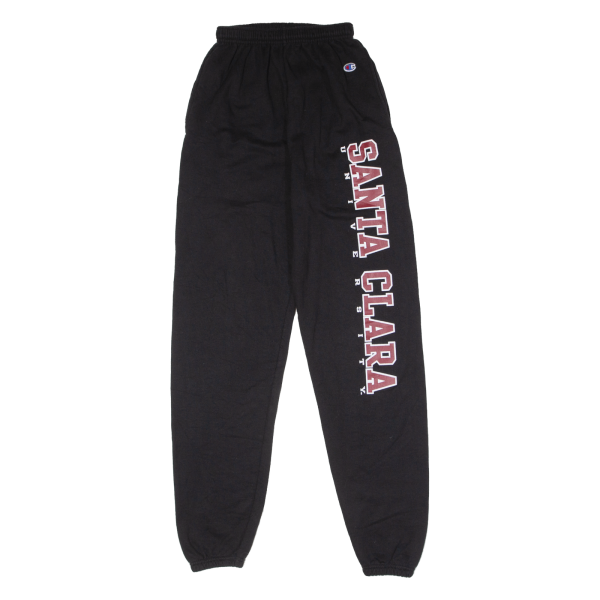 CHAMPION Santa Clara University Mens Joggers Black Tapered S W22 L30 on Sale