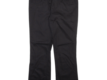 DICKIES Womens Trousers Black Slim Bootcut W34 L25 Hot on Sale