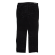 CALVIN KLEIN JEANS Womens Corduroy Trousers Black Regular Straight W32 L30 For Cheap