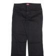 DICKIES Workwear Womens Trousers Black Regular Bootcut W31 L31 Online Hot Sale