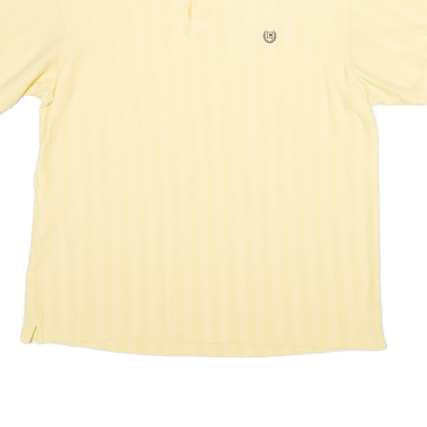 CHAPS Mens Polo Shirt Yellow L Supply