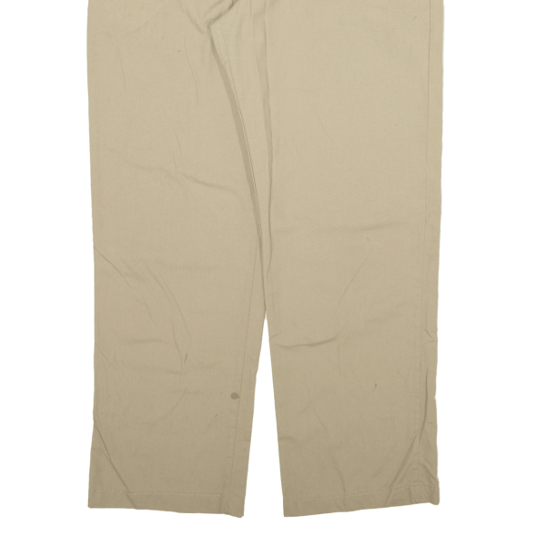 DICKIES Workwear Mens Trousers Beige Slim Straight W40 L32 Sale