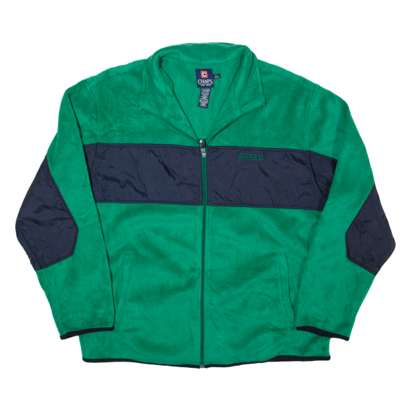 CHAPS Mens Fleece Jacket Green XL Online Sale