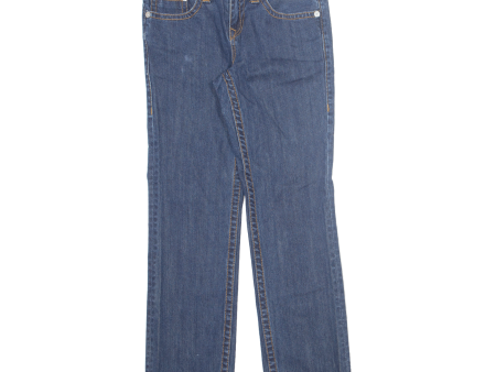 TRUE RELIGION Girls Jeans Blue Slim Straight W28 L28 For Sale