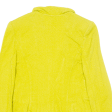 ARMANI EXCHANGE Womens Blazer Jacket Yellow Viscose L Discount