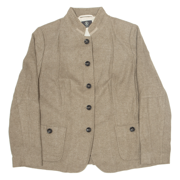 BOGNER Womens Blazer Jacket Beige L Online Hot Sale