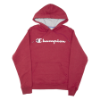 CHAMPION Mens Red Hoodie S Sale