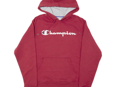 CHAMPION Mens Red Hoodie S Sale