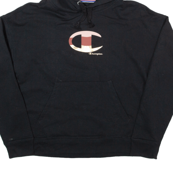 CHAMPION Womens Black Hoodie M Online Sale