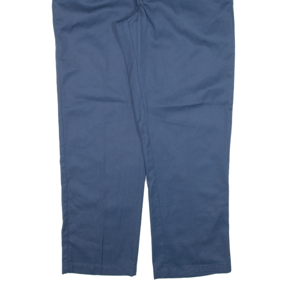 DICKIES Workwear Mens Trousers Blue Regular Straight W40 L32 Sale