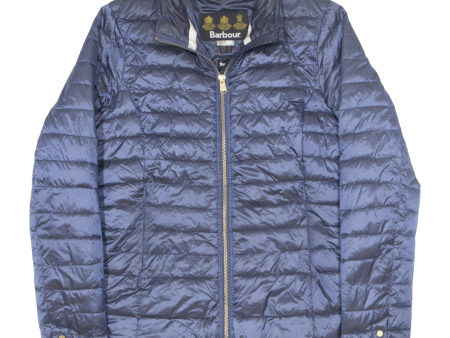 BARBOUR Baird Insulated Womens Puffer Jacket Blue UK 10 Sale