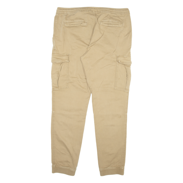 CLOCKHOUSE Cargo Mens Trousers Beige Slim Skinny W36 L32 Online Hot Sale